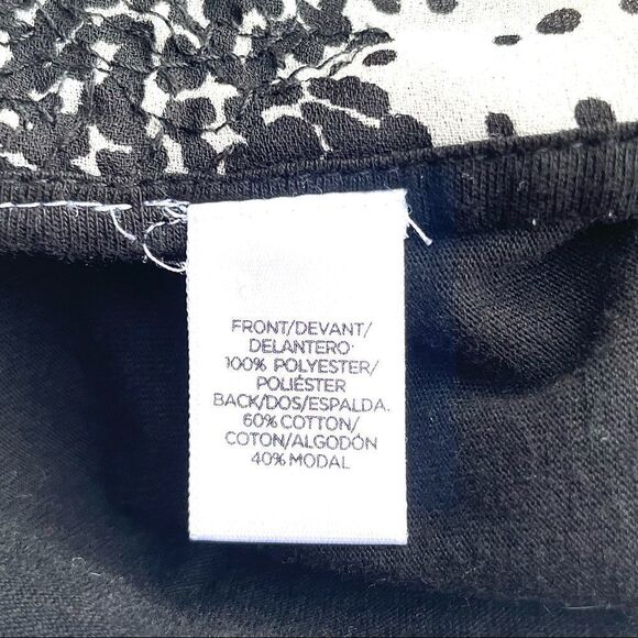 Loft Black & White Sequin Tank - Picture 8 of 9